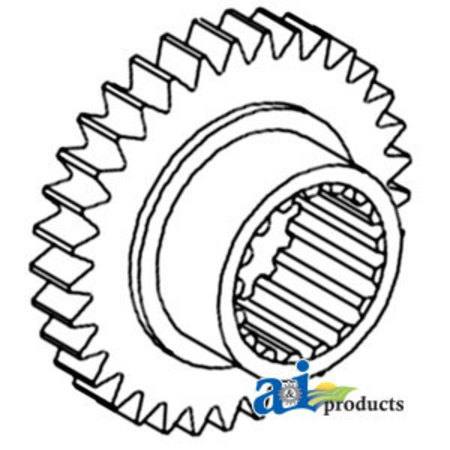 A & I PRODUCTS Pinion Gear, Transmission Countershaft 8.1" x8.1" x1.8" A-1617923M3